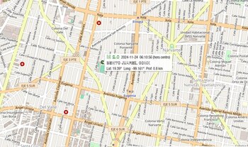 Epicentro del microsismo de este