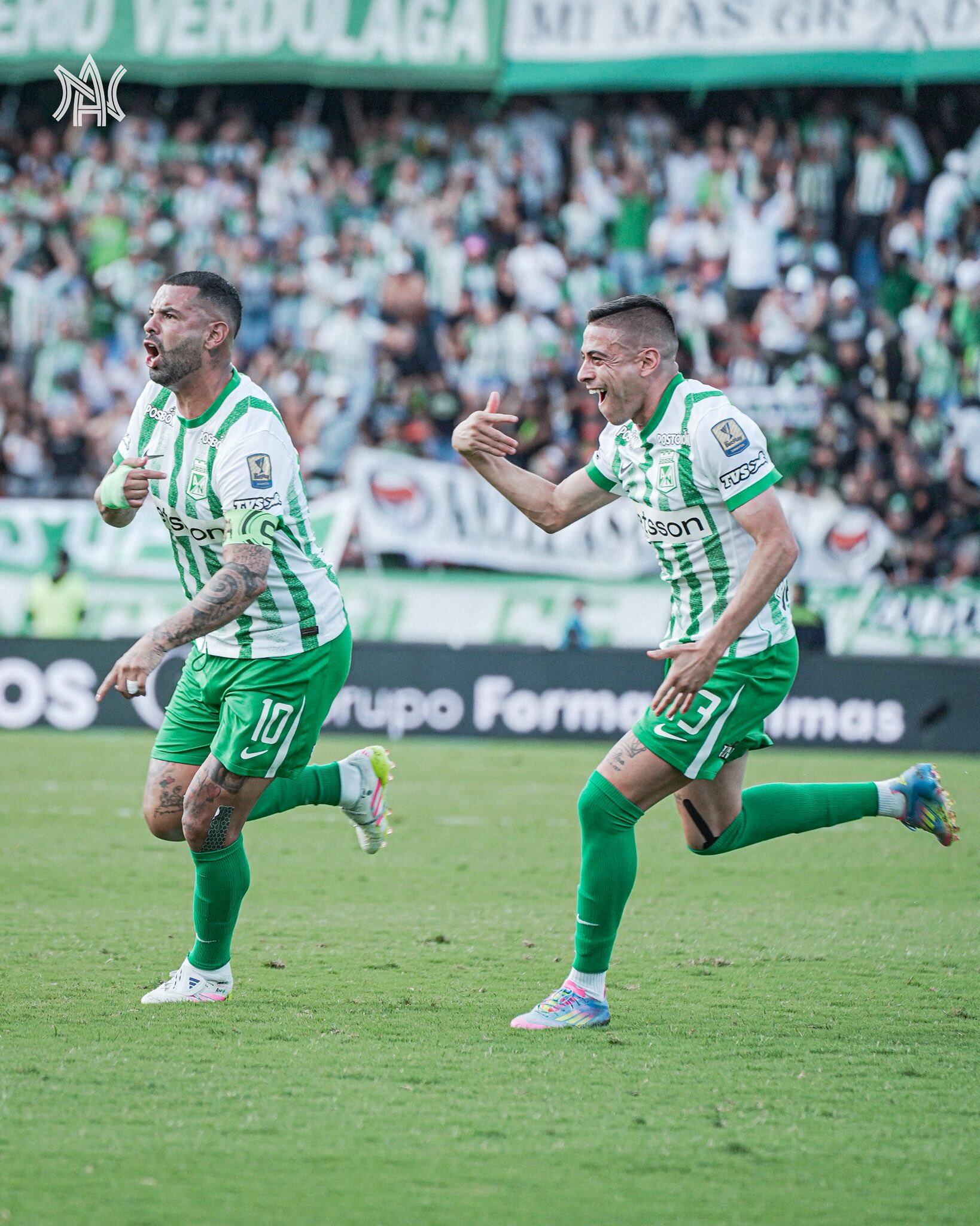 Edwin Cardona venía de marcarle gol a Santa Fe, en la derrota de Nacional por 2-1 en Medellín por los cuadrangulares de la Liga BetPlay - crédito Atlético Nacional