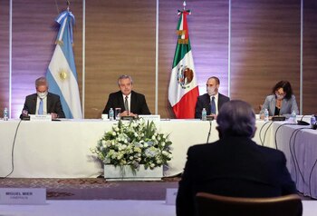 Handout picture released by the