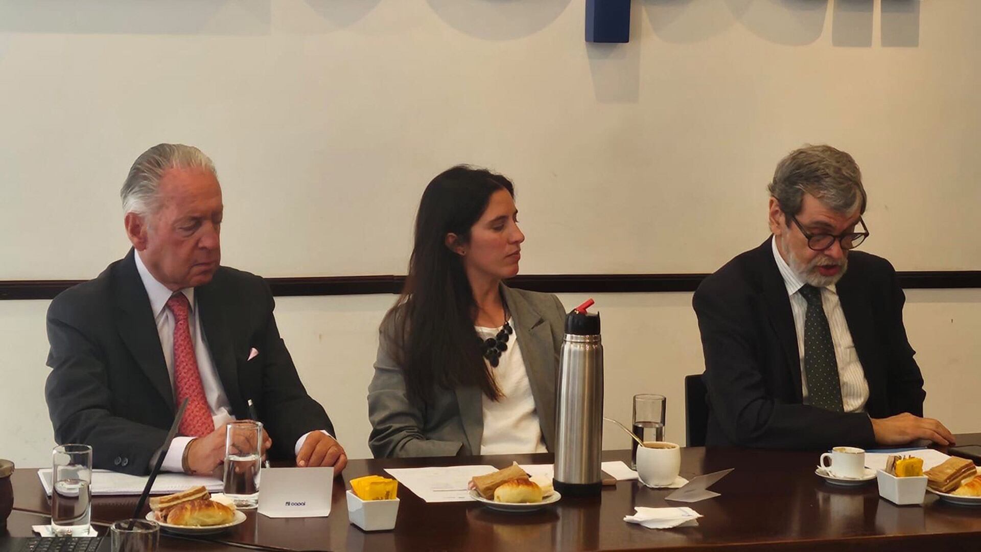 Daniel Funes de Rioja, de la UIA, y Carla Bonito, de Copal, entre los anfitriones del seminario de este martes