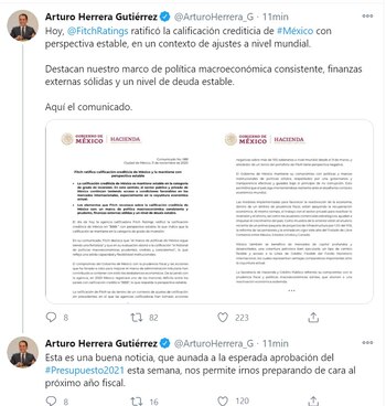 El secretario de Hacienda Arturo