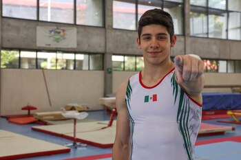 El gimnasta artístico llega a