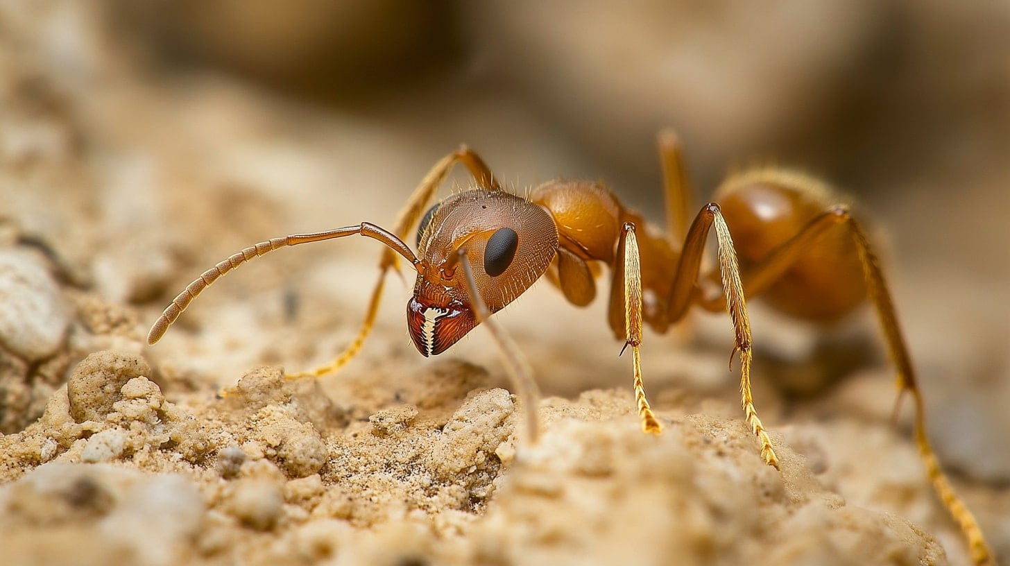 Entre los ambientes áridos, las colonias son grandes, con múltiples reinas y trabajadoras diversas, lo que permite enfrentar la escasez de alimento y las temperaturas extremas - (Imagen Ilustrativa Infobae)