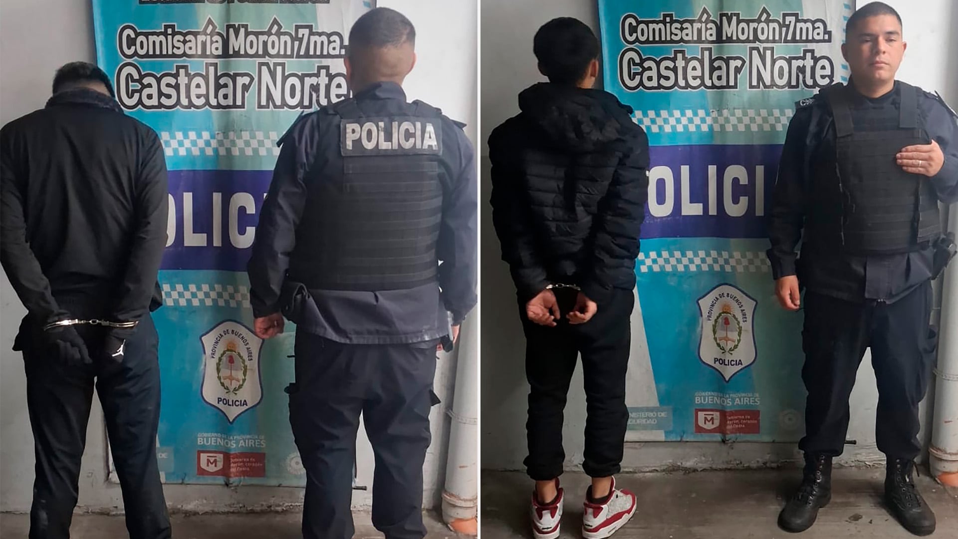 Los dos delincuentes detenidos