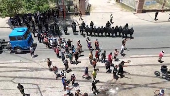 "Nos reprimieron. Pero si intentan