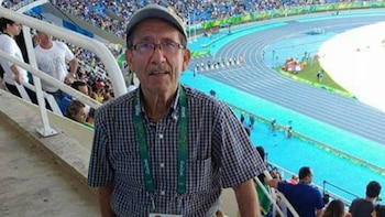Miguel Portanova, hace una década, presenciando los Juegos Olímpicos Río 2016. - Crédito: Difusión