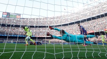Ter Stegen salvó al Barcelona