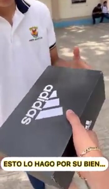 El joven se mostró apenado