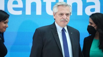 El presidente Alberto Fernández en