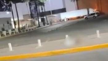 Los restos fueron abandonados frente