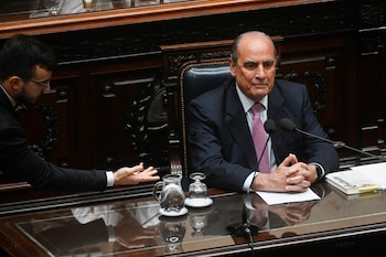 El exjefe de Gabinete relativizó el traspié del Gobierno en el Congreso y recordó que también sufrió un revés con la Ley Bases (REUTERS/Mariana Nedelcu)