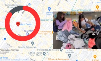 Personas comprando en el c.c