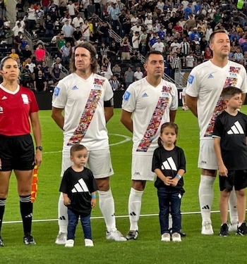 Carles Puyol durante el juego