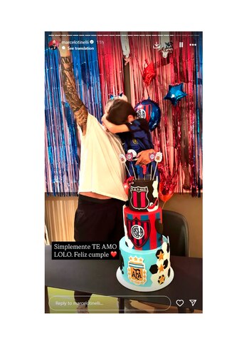 La emoción de Tinelli: "Simplemente