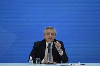 El presidente Alberto Fernández busca