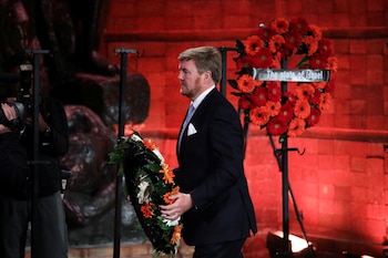 El rey de los Países Bajos, Willem-Alexander. Foto: Abir Sultan/REUTERS