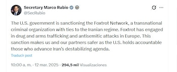 A mediados de marzo de