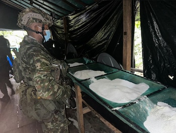 El operativo contra el narcotráfico