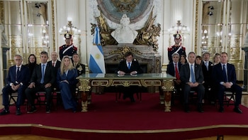 Javier Milei habla en cadena nacional por la causa Malvinas