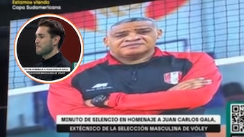 Coliseo Dibós guardó un minuto de silencio por Juan Carlos Gala: selección peruana masculina rindió homenaje a su exDT