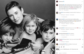 Celebridades en el Día de las Madres