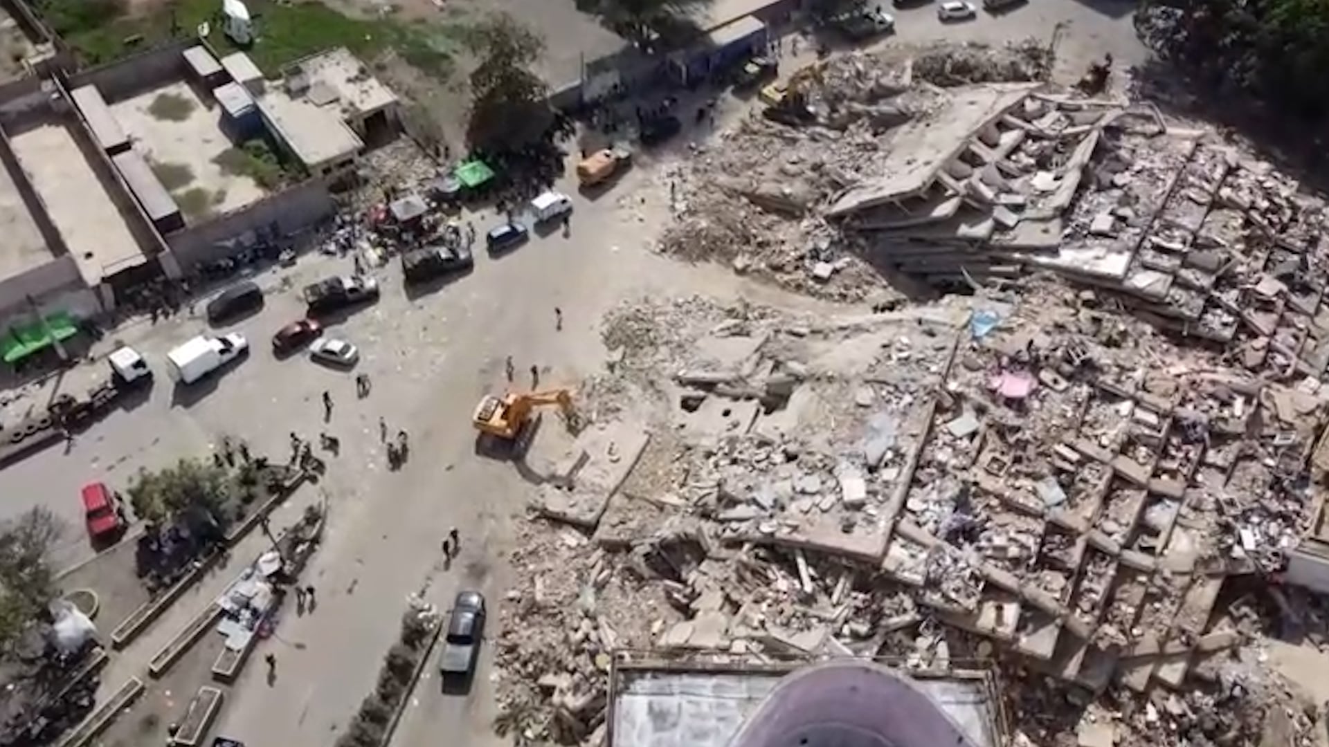 Imágenes de dron revelan la magnitud de la destrucción causada por el terremoto en Venezuela, en La Guaira, la zona más afectada