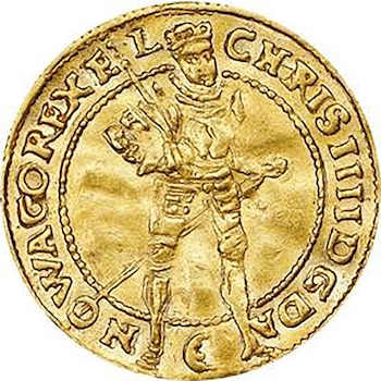 Una moneda de oro de