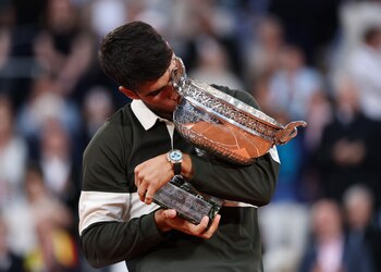 Carlos Alcaraz le ganó una