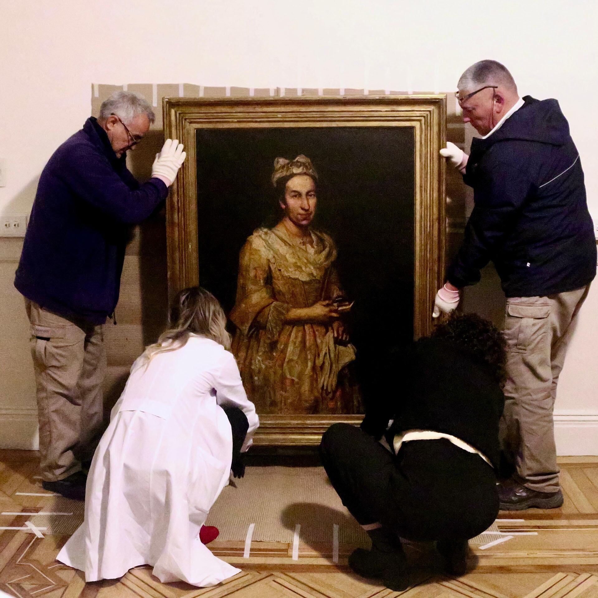 El análisis técnico determinará la autenticidad, el estado y la historia del Retrato de una dama bajo custodia judicial