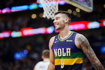 Willy Hernangómez la pasada temporada con los Pelicans (Andrew Wevers-USA TODAY Sports)