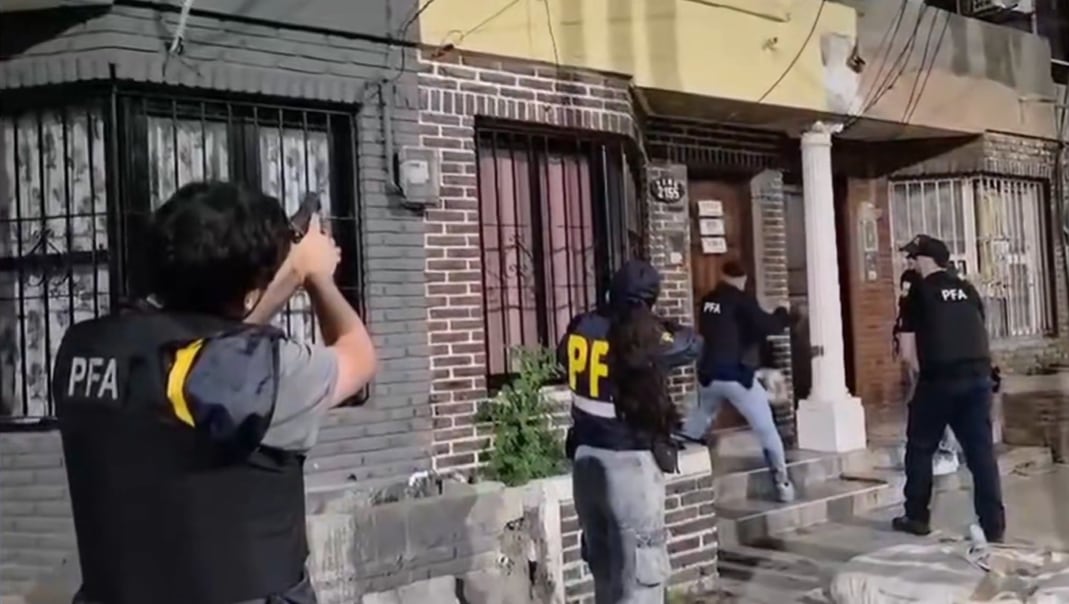 El operativo incluyó 42 allanamientos en la Ciudad de Buenos Aires y la provincia