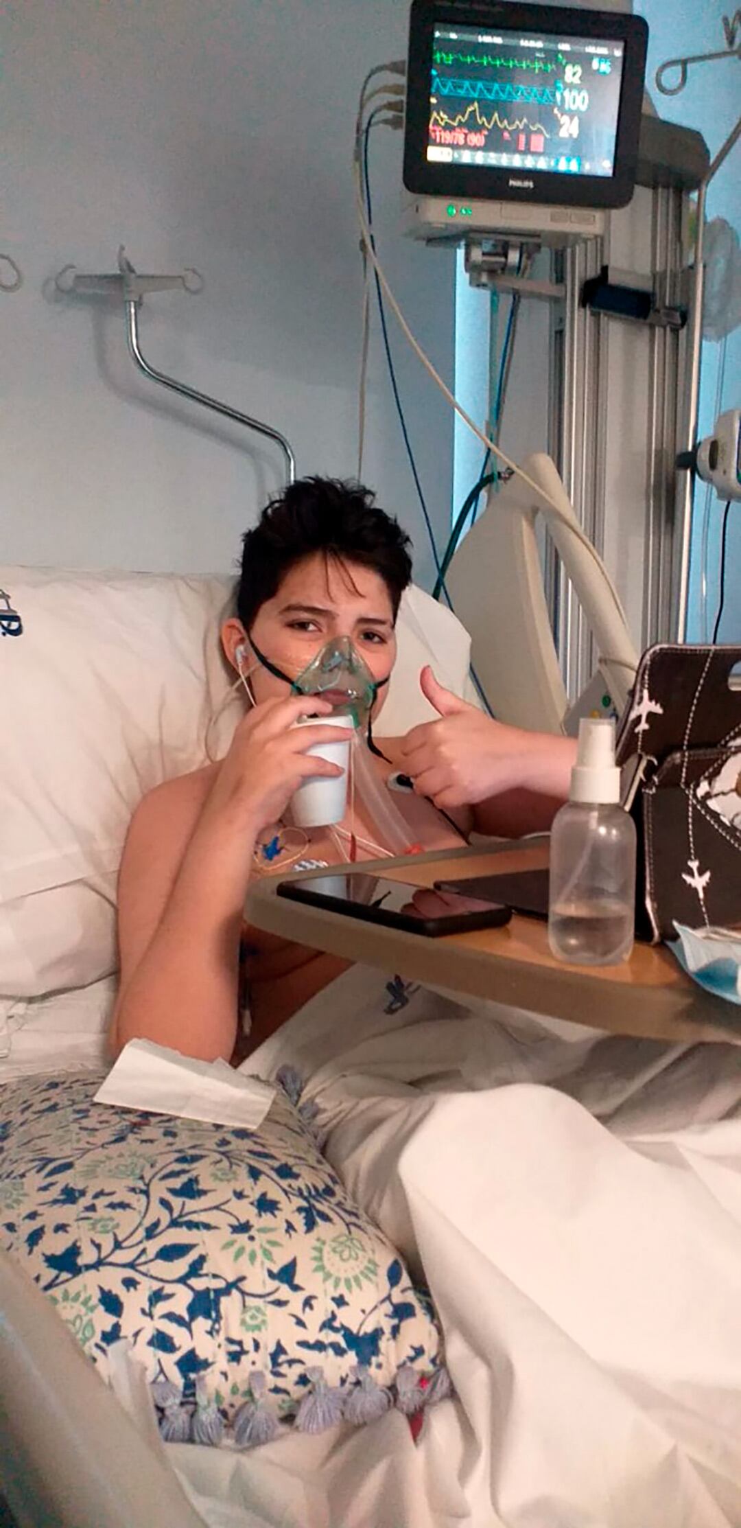 Un herpes zóster se extendió por todo su cuerpo y lo obligó a entrar en coma inducido durante 60 días. Estuvo con respirador, al borde de la muerte, y con muy pocas probabilidades de sobrevivir