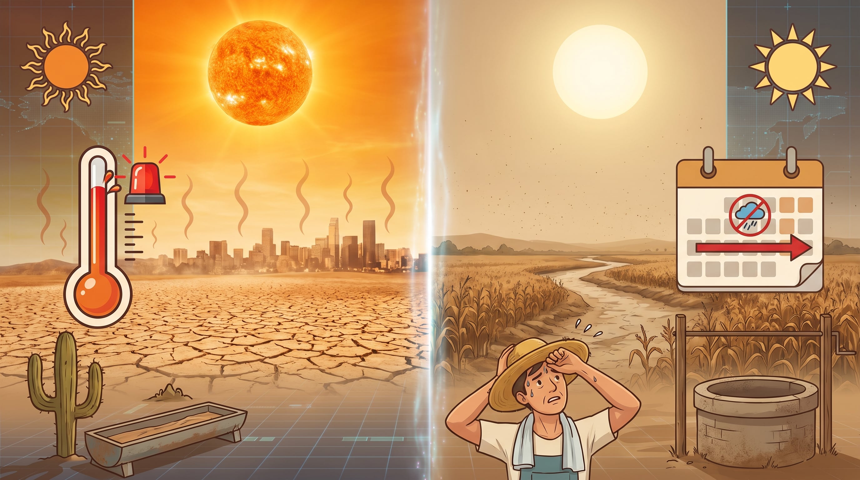 Continúa la canícula en El Salvador: calor extremo y lluvias puntuales para el fin de semana
