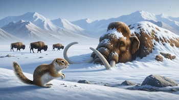 ¿Las ardillas prehistóricas podrían haberse alimentado de mamuts? Qué dice un reciente estudio