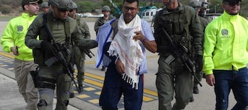 Jhon Rafael Salazar Salcedo, más conocido como alias Flash o "Comando 200", es otro de los objetivos de las Acsn por parte del Gobierno de De la Espriella - crédito Policía Nacional