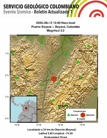 Se registró temblor en Puerto