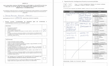 Declaración jurada de premier Denisse
