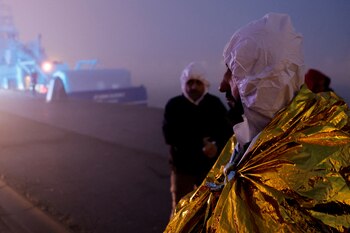 Imagen de referencia de migrantes