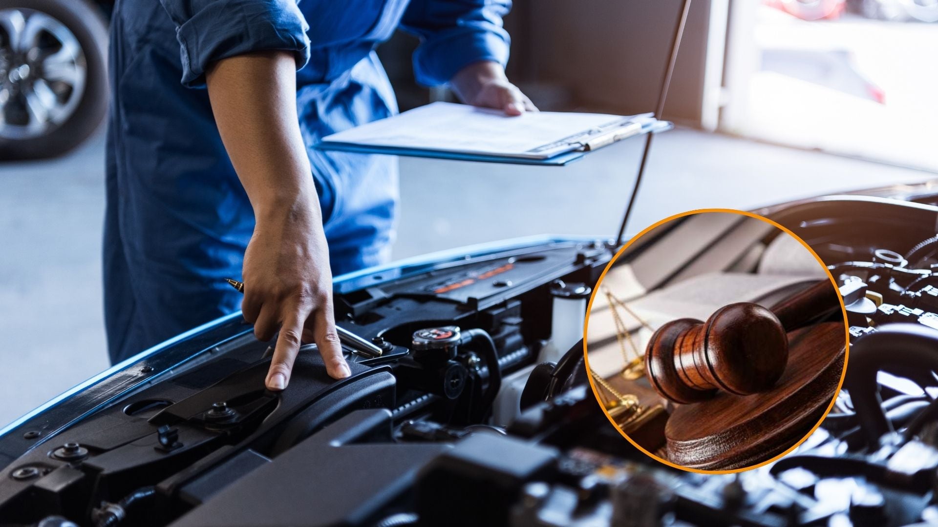 Imagen de archivo de un mecánico en el taller. (Adobe)