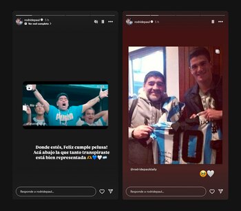 Los posteos que le dedicó