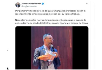 El mandatario local habló con