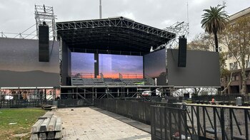El escenario que se montó