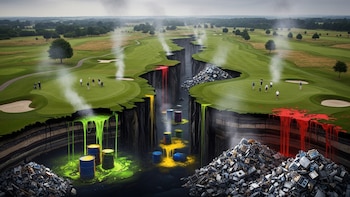 Malkins Bank: el campo de golf que nació sobre un vertedero industrial y esconde una crisis ambiental en Reino Unido