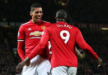 Lukaku y Smalling fueron dos
