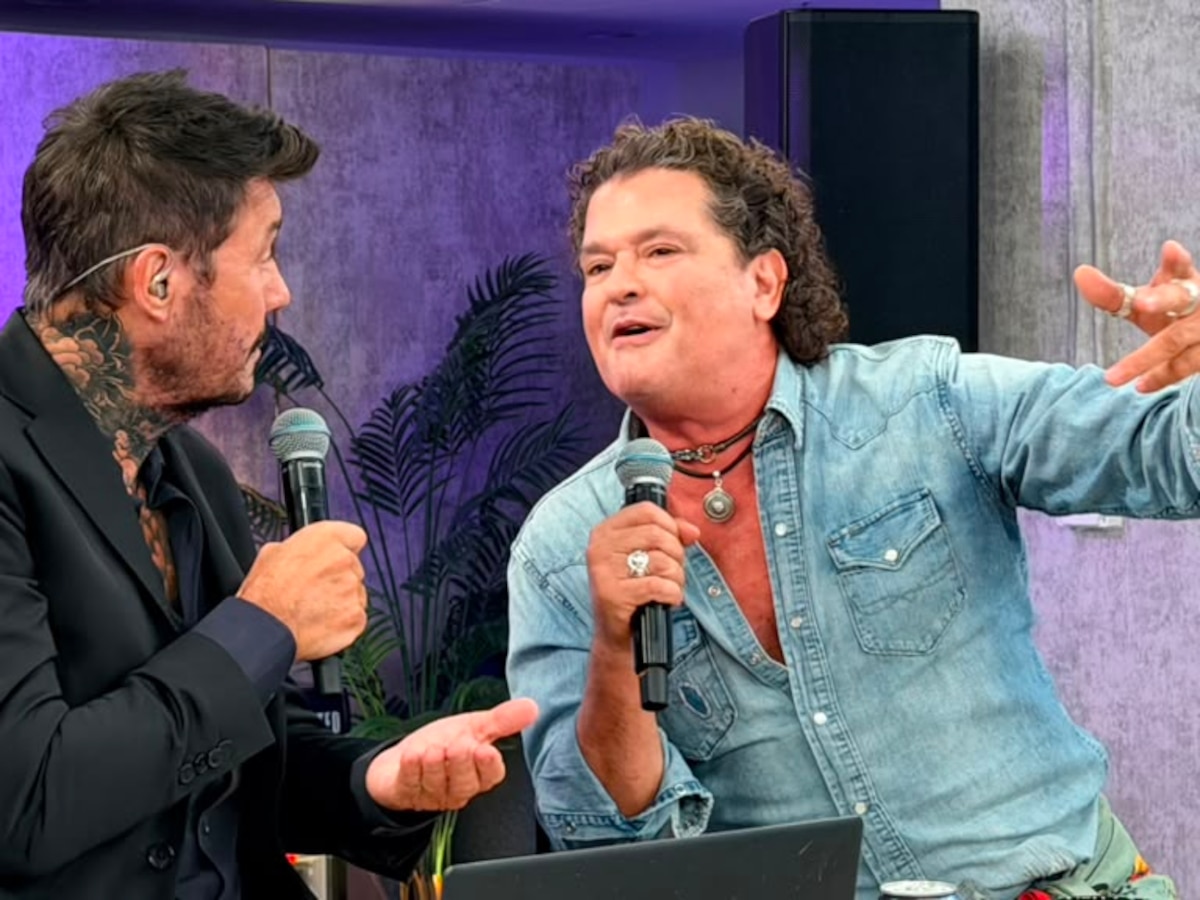 Carlos Vives recordó con Marcelo Tinelli en Infobae Mundial cómo fue su visita a 'Videomatch', en pleno furor de “La Gota Fría” - Infobae