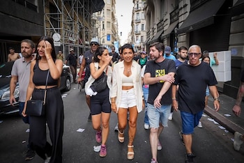 Mayra Mendoza estuvo en las