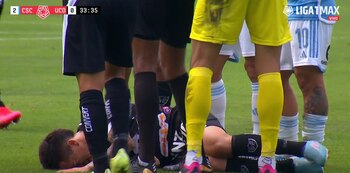 Christian Neira recibió duro golpe