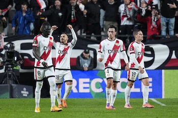 Los jugadores del Rayo (Europa