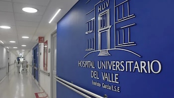 Los hechos ocurrieron en los pasillos del Hospital Universitario del Valle - crédito Gobernación del Valle del Cauca