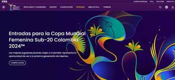 Así debe aparecer la página oficial de la Fifa en la que se realiza el registro, por lo que se recomienda estar atento a los ciberdelincuentes, que aprovechan eventos como estos para estafar a los usuarios - crédito www.fifa.com